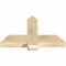 Ekena Millwork Eugene Rough Sawn Timber Gable Bracket, Douglas Fir, 36"W x 23"H x 4"D x 6"F, 15/12 Pitch GBW036X23X0406EUG00RDF - alternate 2
